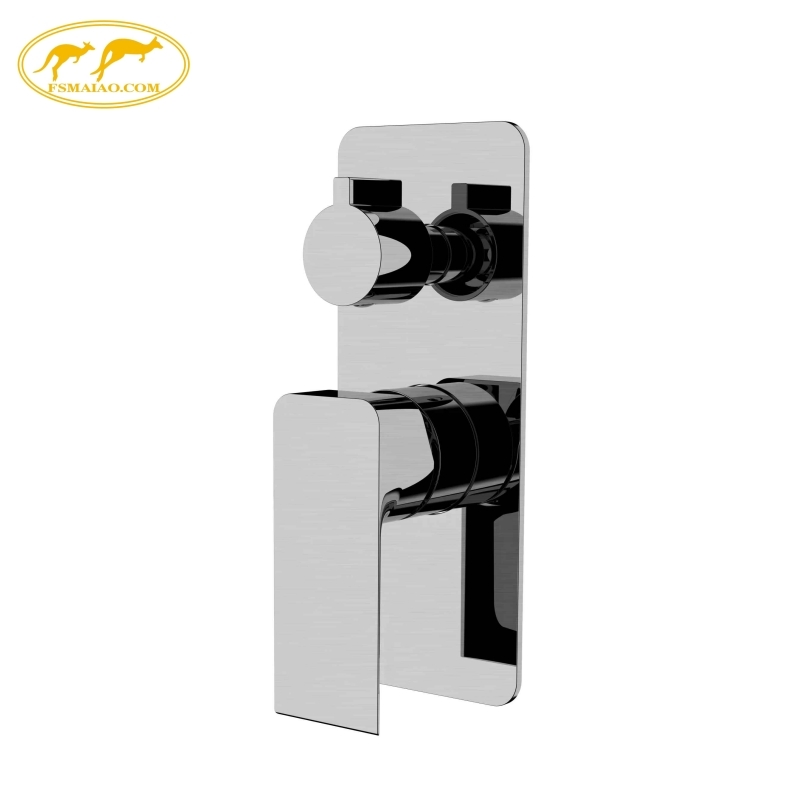 Bathroom Accessories Watermark Approved Double-Hole Configuration Shower Mixer with Diverter