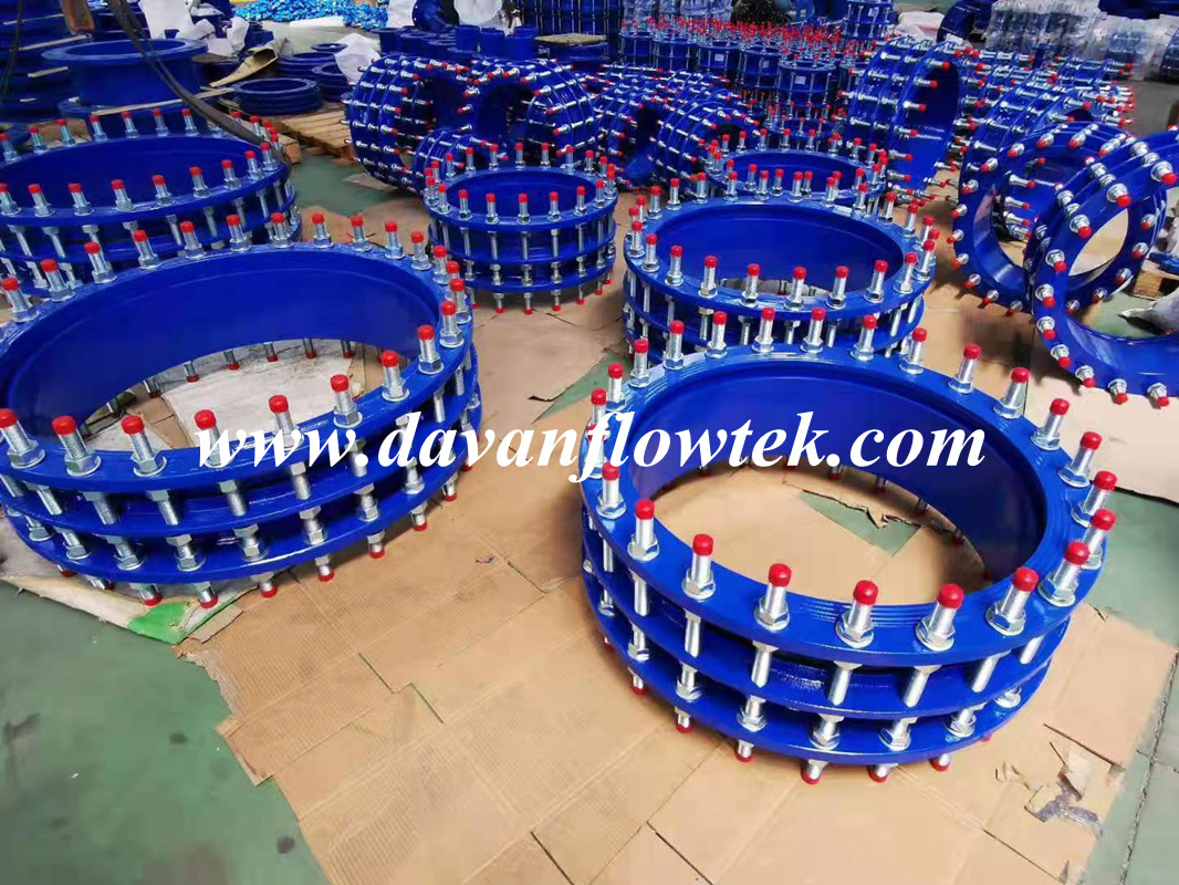 DN80 Pn16 Pipe Fitting Ductile Iron Ggg50 Carbon Steel Dismantling Joint Flanged Pipe Coupling Epoxy Coated Pipe Joint Water China Factory Dismantling Joint