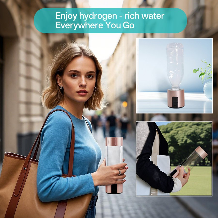 Портативная бутылка-генератор водородной воды Cahmtf 5000ppb