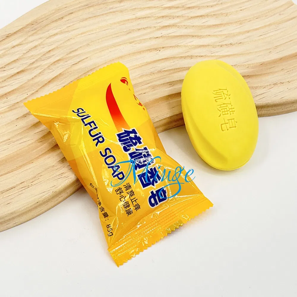 Original Sulfur Soap Body Skin Care Handmade Soaps Cleansing and Revitalizing Body Skin