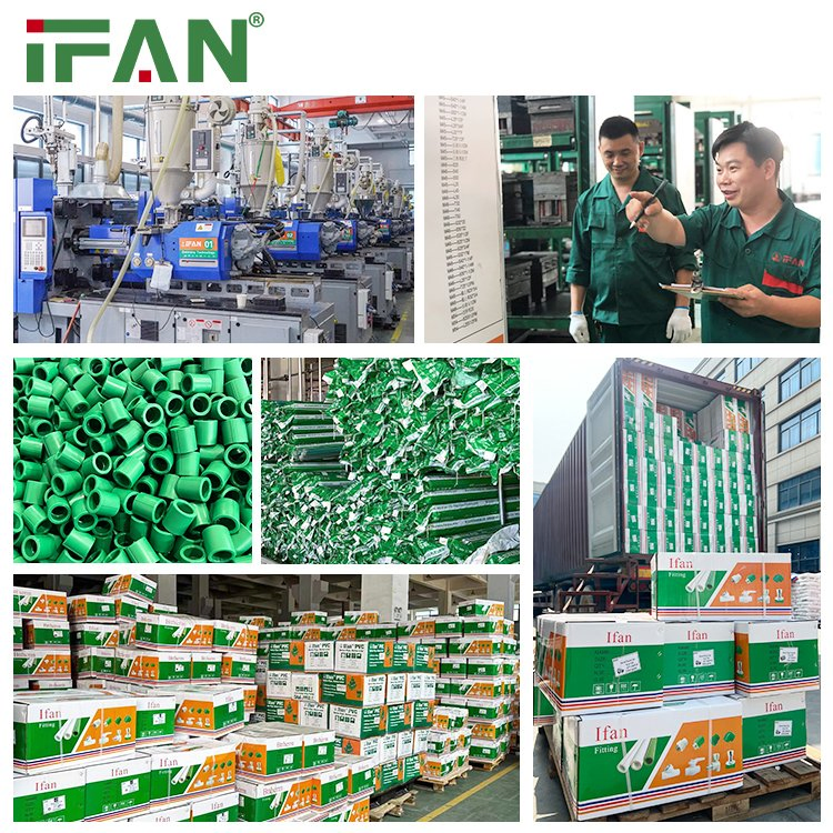 Ifan PPR PVC CPVC PP Pph Plumbing Materials Fitting Water Supply Polypropylene PPR Pipe Fittings