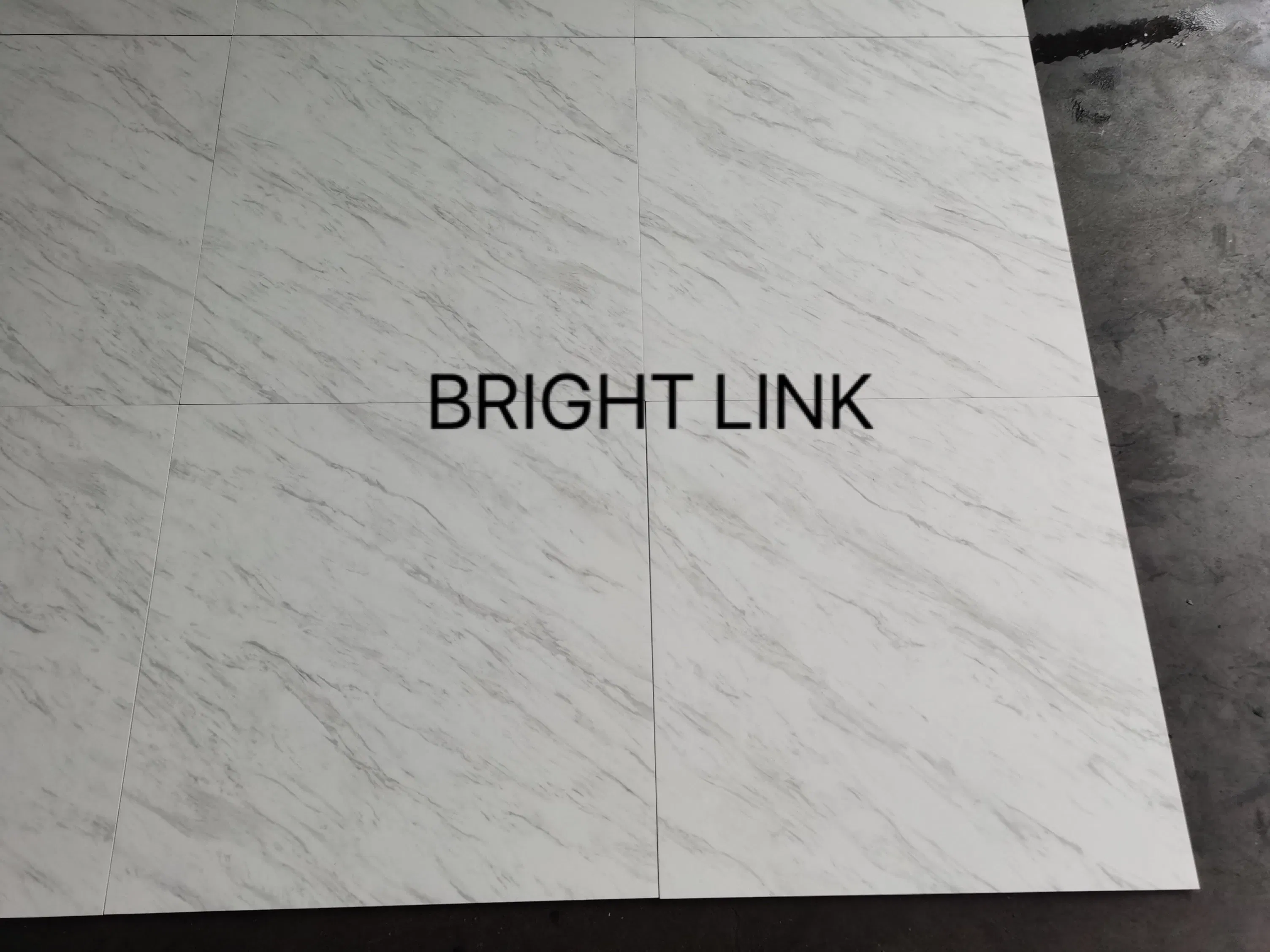 Construction Material Living Room Carara White Glazed Polished Porcelain Floor Tile