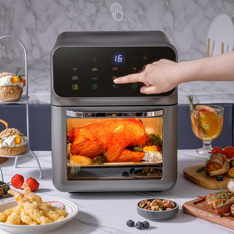 10 L Large Capacity Air Fryer Visual Intelligent Automatic Household Electric Fryer Oil-Free Multi-Function Multi-Layer Oven