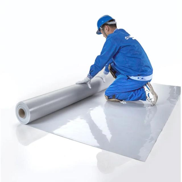 1.5mm Thick Single-Ply PVC Roofing Membrane for Flat Roof