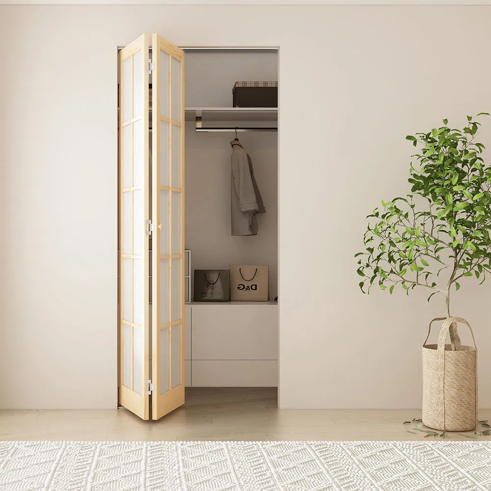 Kinmade Steel Track Closet Bi-Fold Door Hardware Set