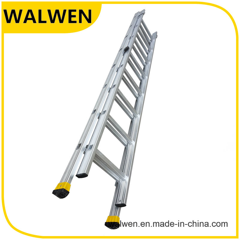 2 Section Multi-Purpose Aluminum Telescopic Folding Ladder