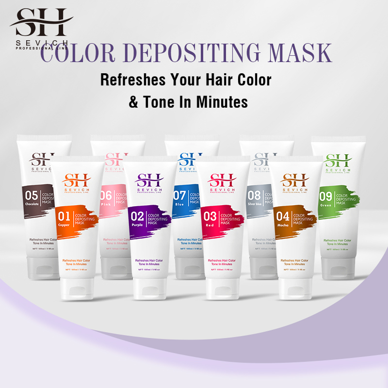 Wholesale Illuminating Volumizing Keratin Color Hair Mask Treatment for Dry Hair
