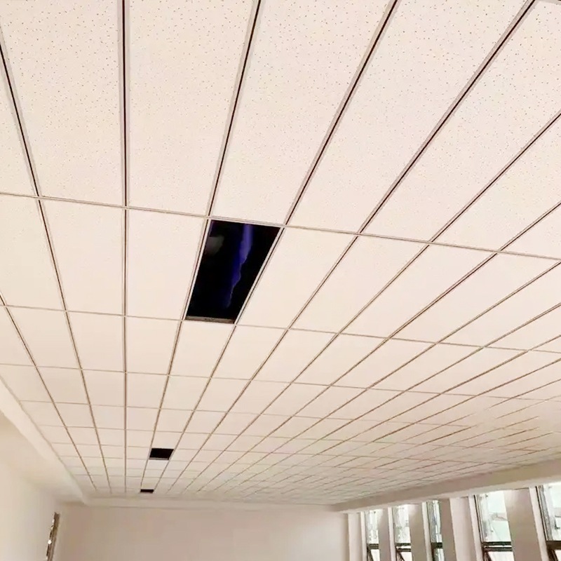 High Temperature & Sand Resistant Fireproof Acoustic Engineering Board Mineral Fiber Ceiling Tile