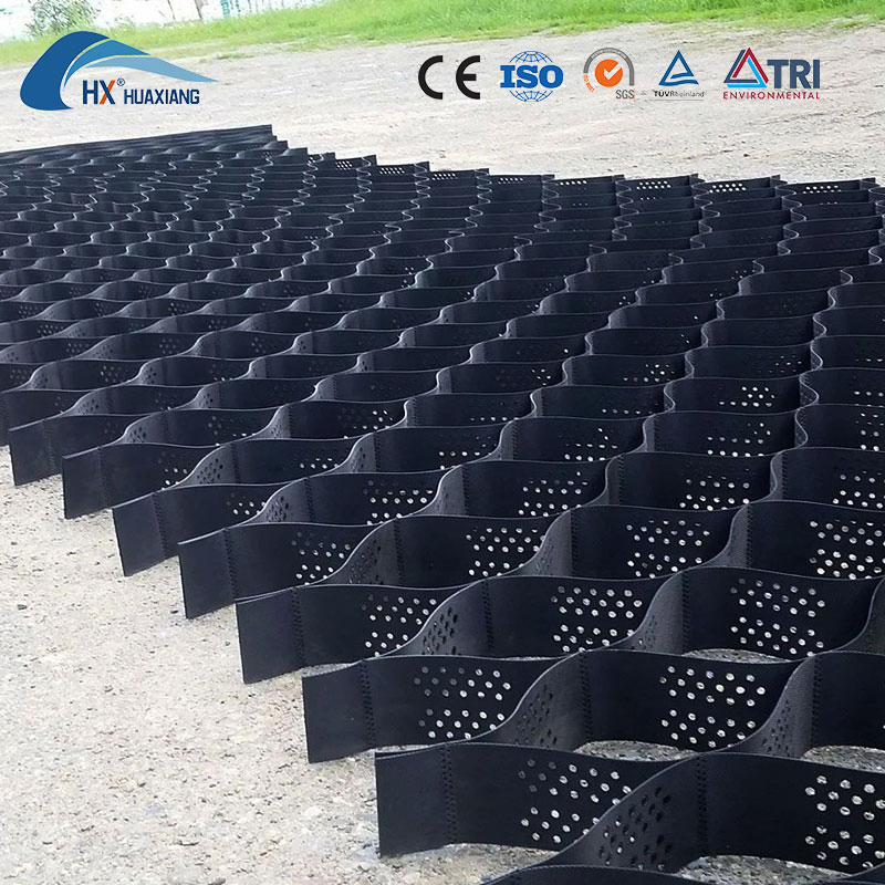 Hx Brand High Quality HDPE Geocell Structure for Road Construction and Slope Protection