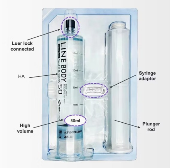 Top-Rate Foxy Fill 50ml Filler -Breast & Buttock Injection with 20mg/Ml Ha, Factory Cost