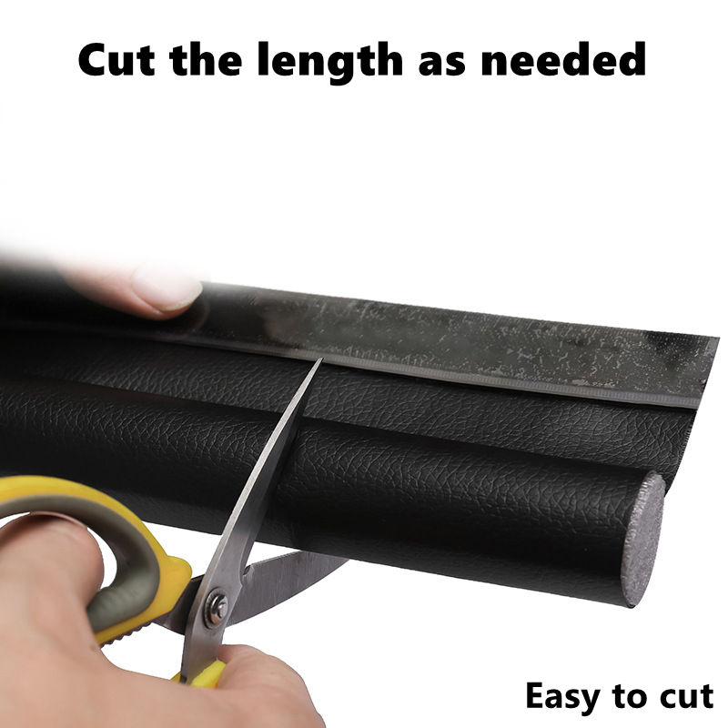 Adjustable PU EPE Foam Soundproof Door Draft Stopper Reduce Noise and Block Cold Air & Breeze Door Seal Sweep Bottom Seal