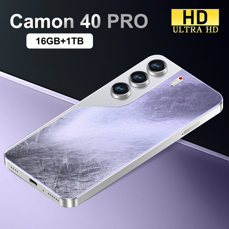 2025 Popular Phone 16GB+1tb Camon40 PRO Android14 5g Mobile Smart Cellphone