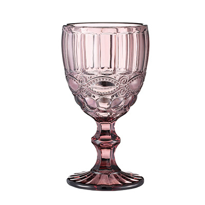 Elegant Colored Crystal Glass Stemware for Weddings and Events