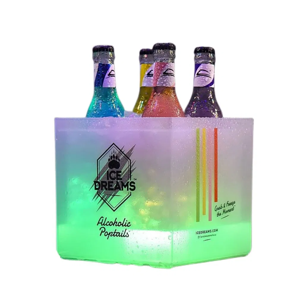 Cheaper New Design Wholesale Multicolor Cooler Custom Logo Plastic Beer Ice Bucket