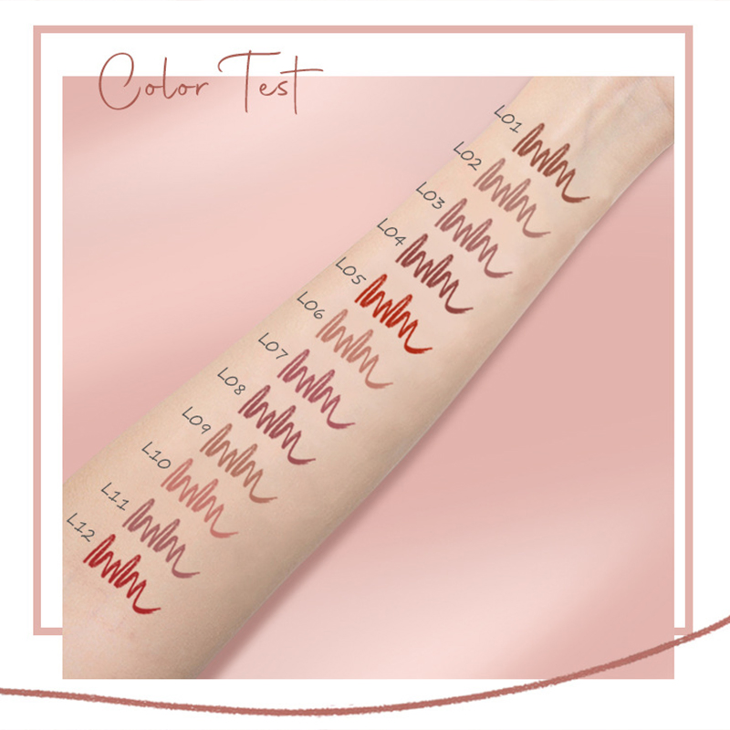 Private Label Lipstick Pencil Beauty Makeup Cosmetic Long Lasting Waterproof Matte Lip Liner