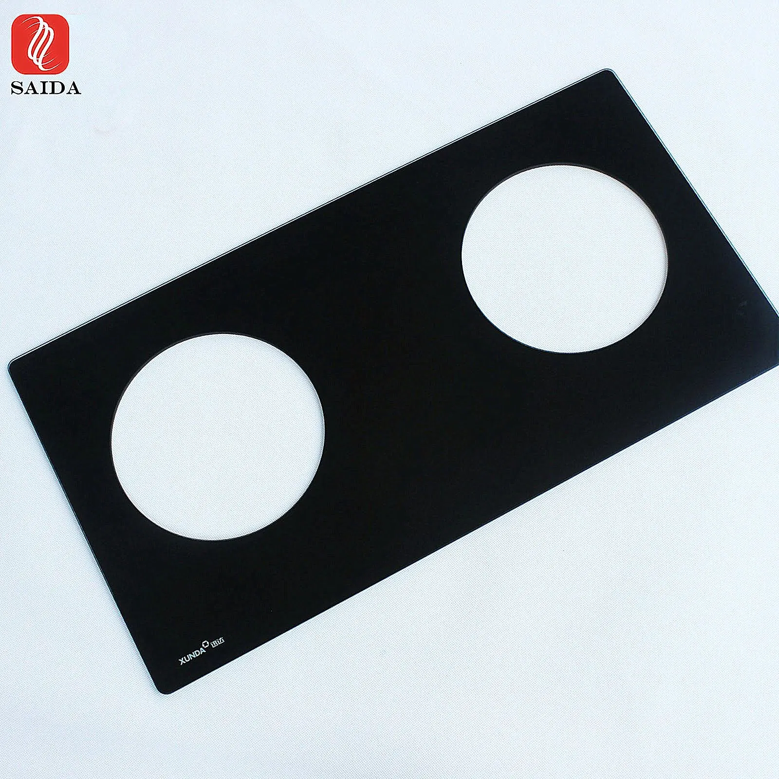 6mm-8mm Customzied High Quality Heat Resistance 2 Burner Gas Stove Glass Top Panel