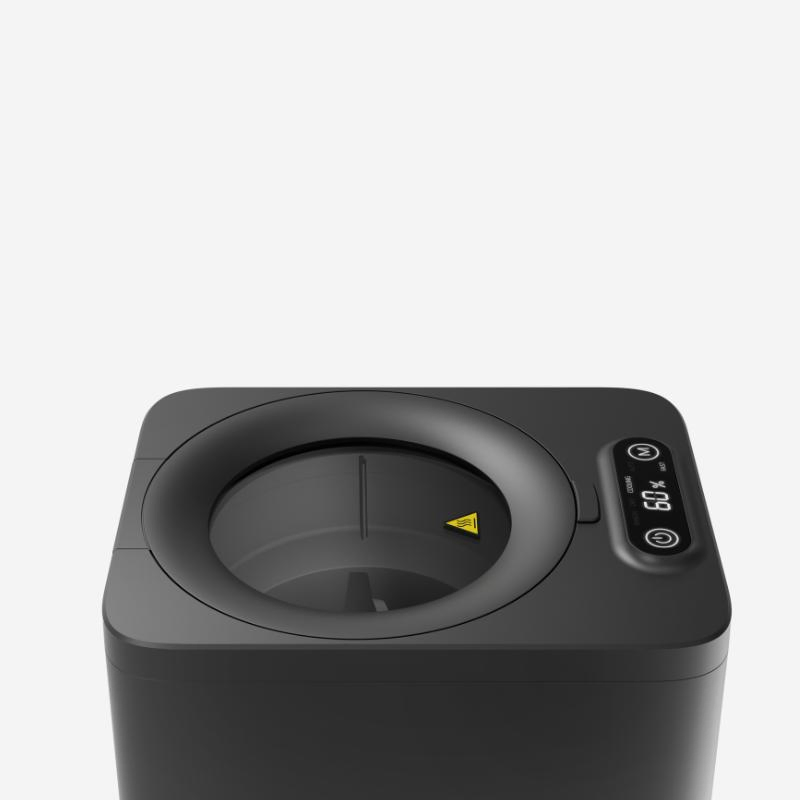 Brushless Motor Food Waste Disposer with Detachable Carbon Filter