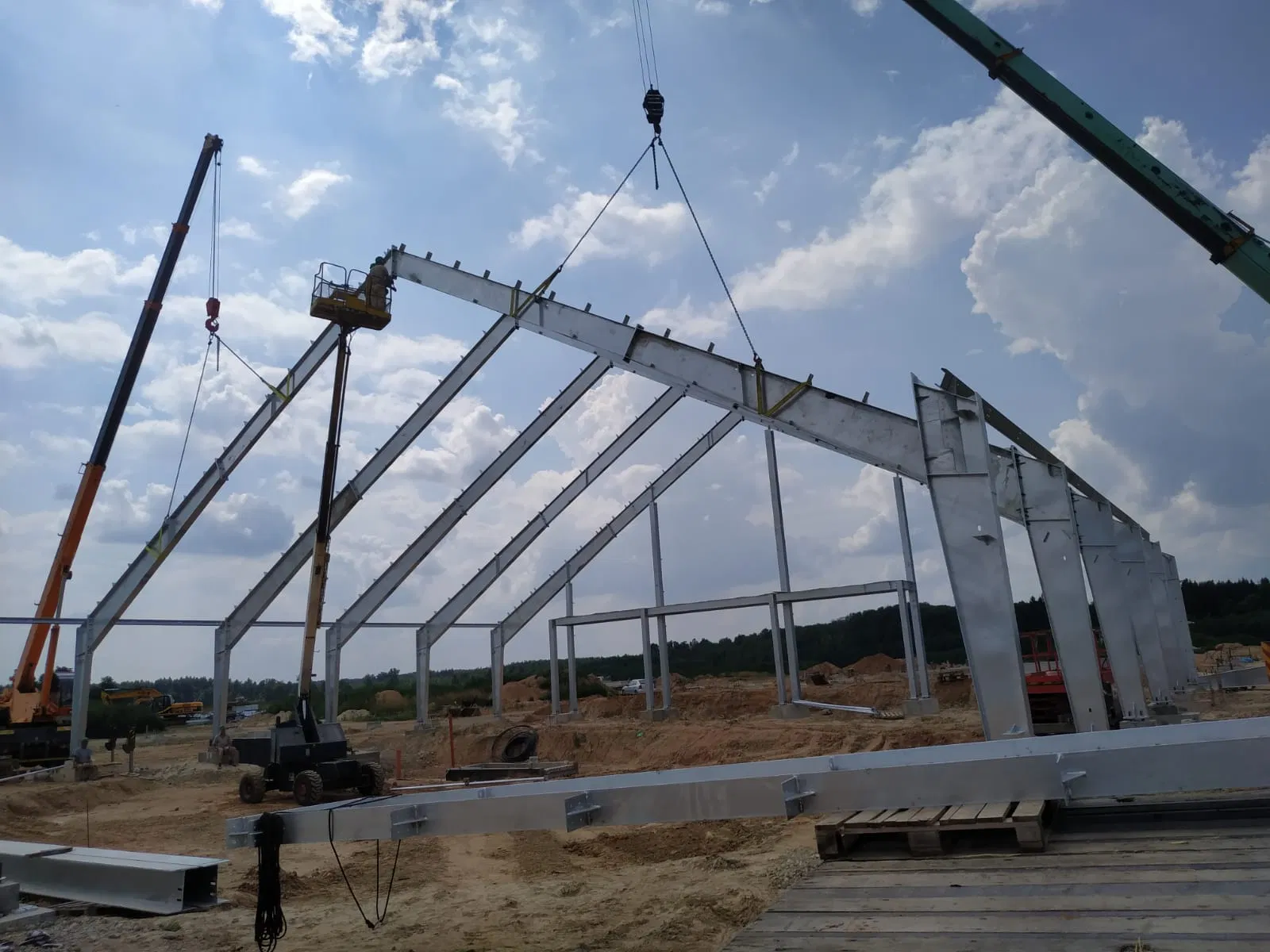 Pre-Engineered Industrial Building Long Span Steel Structure Warehouse