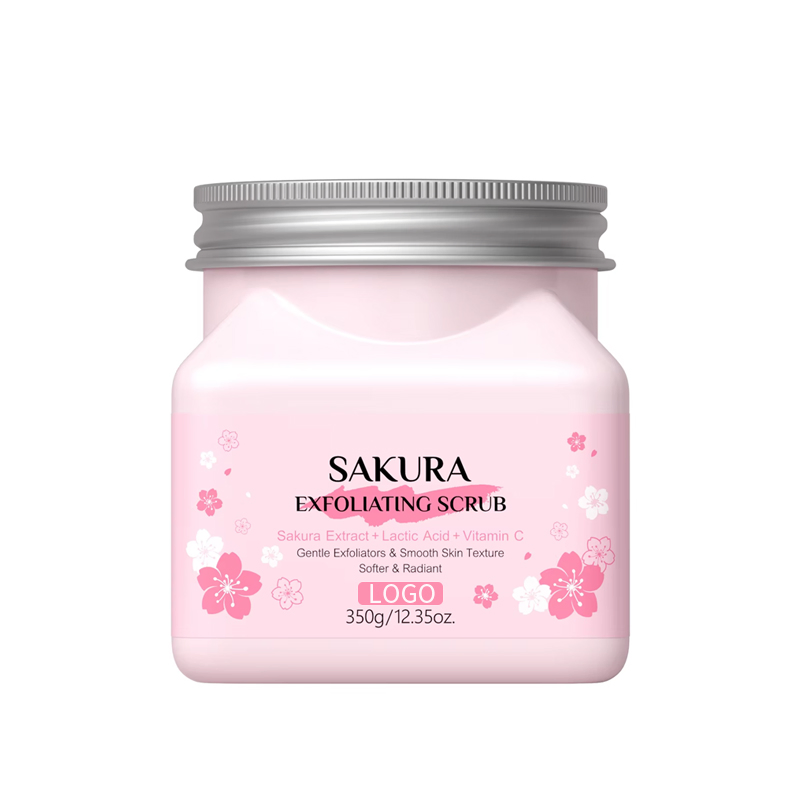 Ditong Face Gentle Cleansing Exfoliating Rough Skin Smooth Anti-Acne Lightening Exfoliator Sakura Facial Scrub