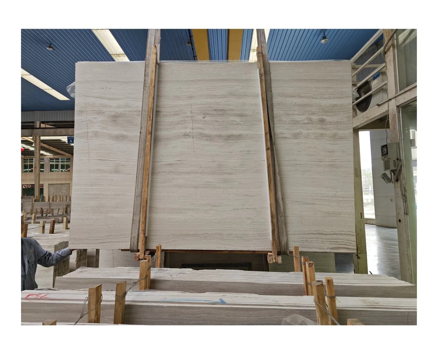 Natural Stone White Wood Marble White Wooden Grain Marble Wood Design Marble