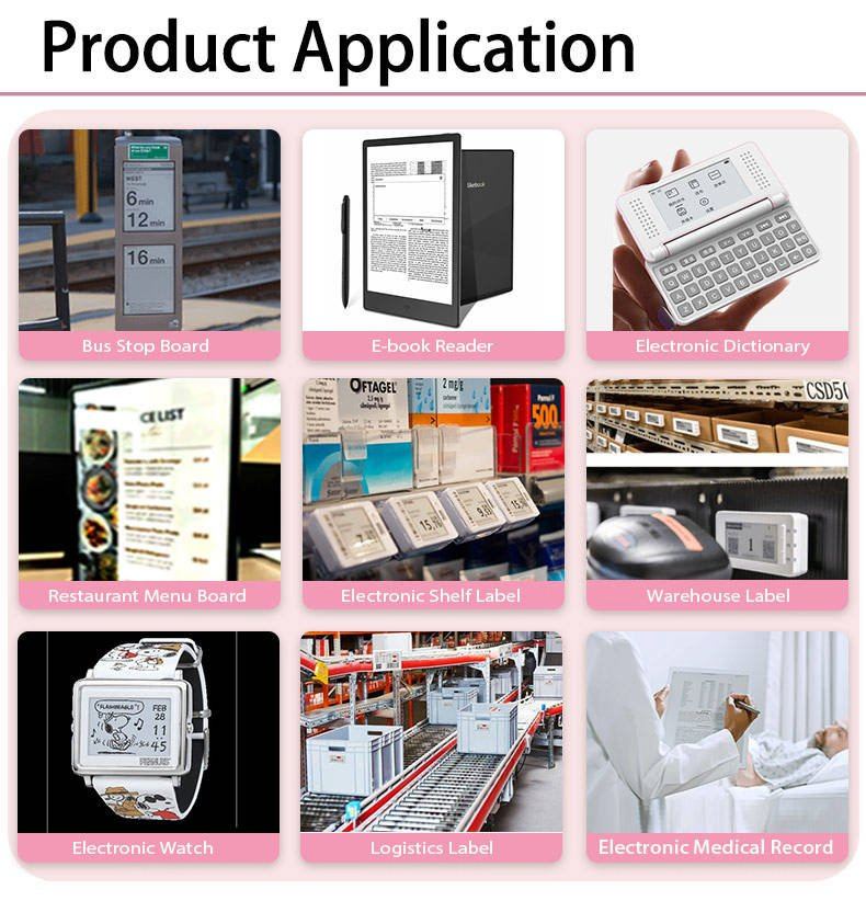 High-Resolution 3.52 Inch Black & White Epaper Display for Monitor