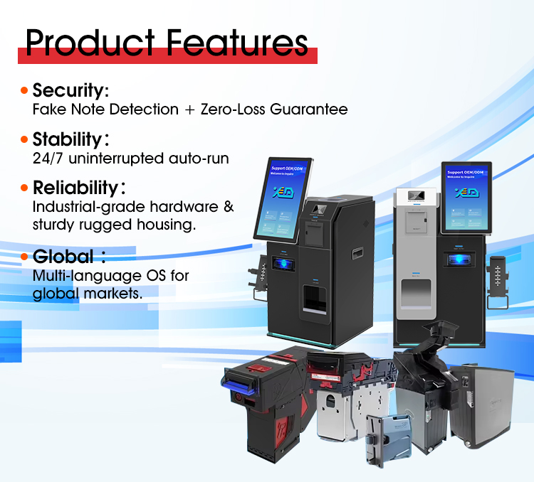 15+Manufacturer OEM/ODM 15.6 Inch Bill Payment Terminal Cash Acceptor Payment Kiosk Cash Dispensing Machine Cash Dispenser Kiosk