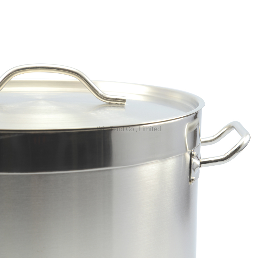 05 Style Stainless Steel Sanded Heat Conduction Combine Bottom Soup Stock Pot