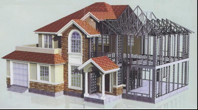 High Quality Light Steel Villa House for Living Home