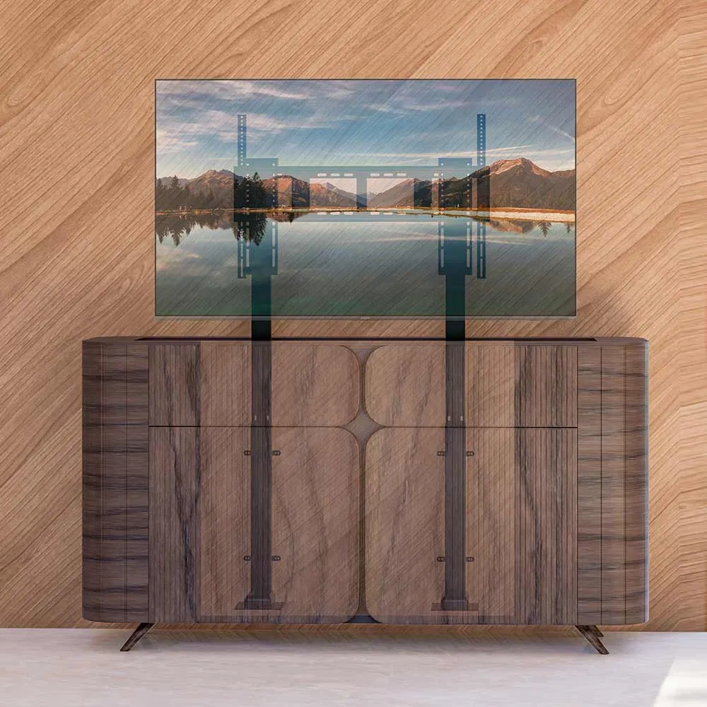 Electric Lift Ceiling TV Mount Bracket for 52-100 Inch Televisions