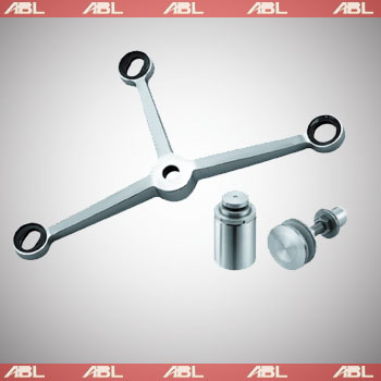 3 Arms Stainless Steel Spider Claw for Glass