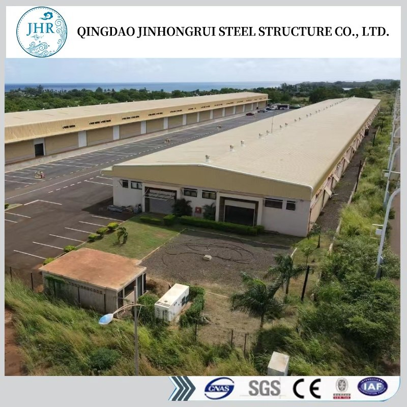 Economical Material Kits Prefabricated Construction Depot Shed with Single Metal Panel and Hot Rolled Steel Structure Design
