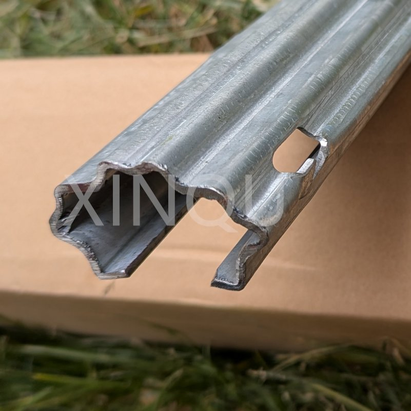 Open Vineyard Post 54X30mm Pre-Galvanized Iron 250cm Height 1.80mm Thickness Fencing Pole