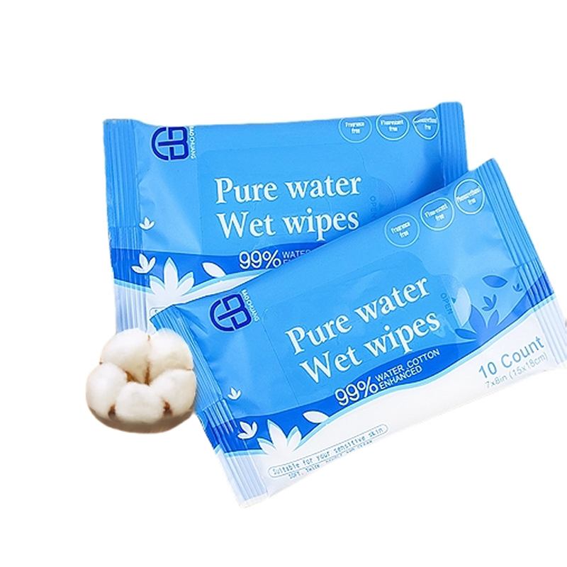 Wholesale super soft pure water hand and mouth cleaning wet wipes