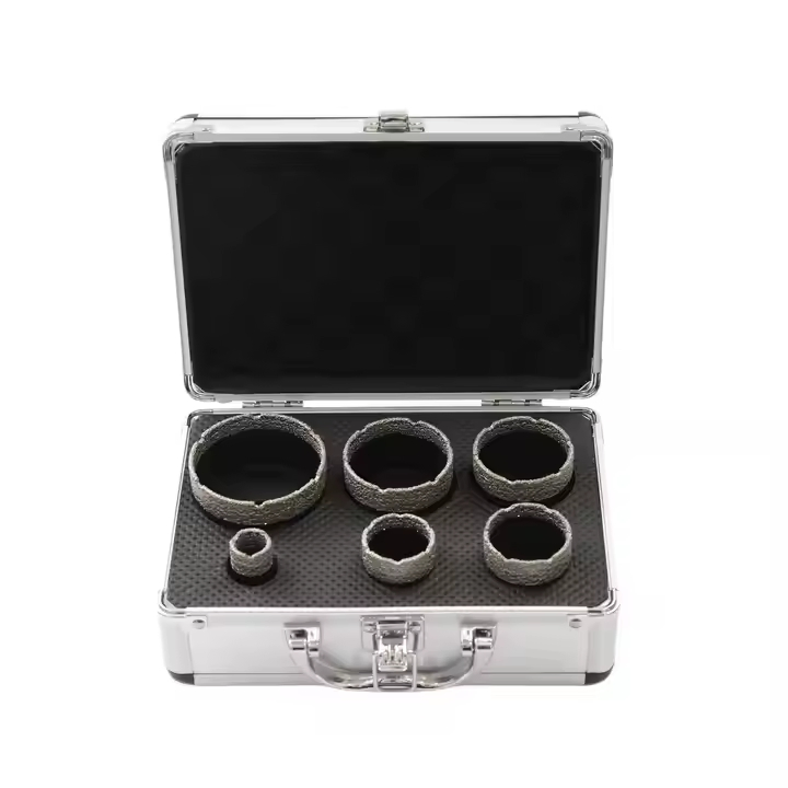High Quality 5-70mm Diamond Drill Bit Hole Saw Cutter Vacuum Brazed Diamond Core Drill Bit Set for Porcelain Tile Marble Granite