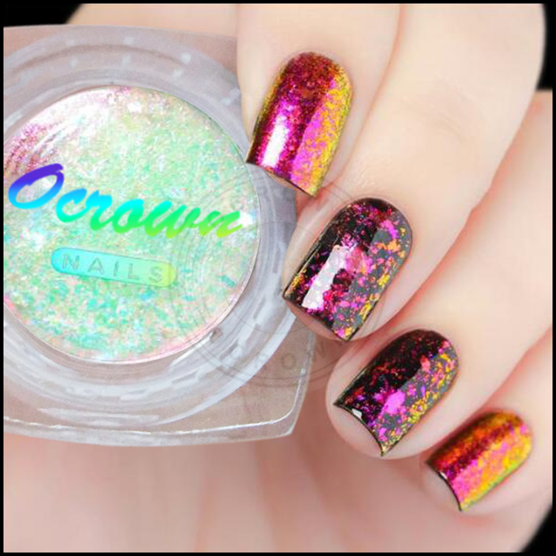 Laser Nail Glitter Paillette Sequins Universe Beauty Decal Wholesale