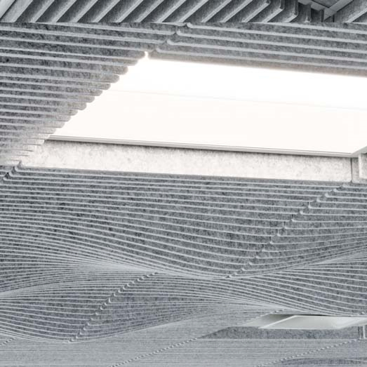 Soundproof Pet Acoustic Panel Suspended Ceiling System Ceiling Tiles