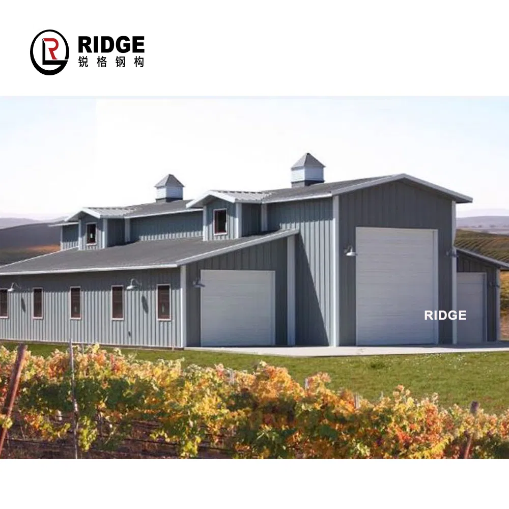 Low Cost Metal Prefab Warehouse Steel Structure Hall Hotel Prefabricated Building with C. Z Shape Steel Channel