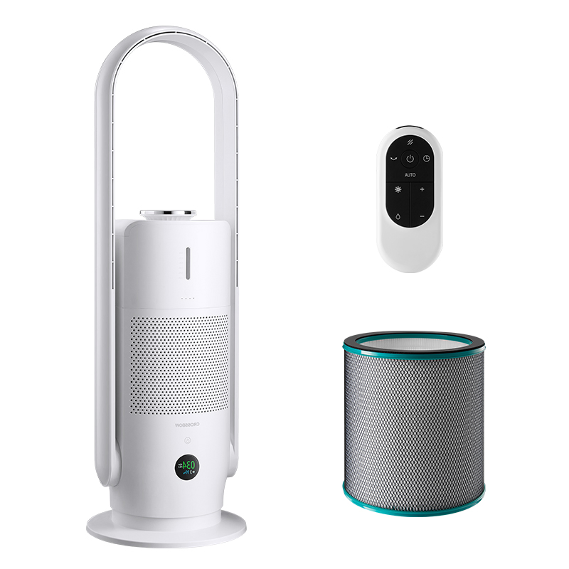 ODM OEM GS Professional HEPA1314 Filter Mini Humidifier Fan Desktop Bladeless Fan