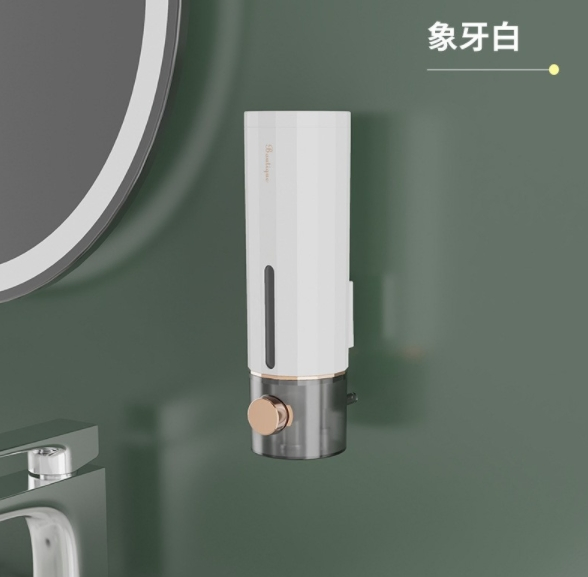 Wall-Mounted Luxury Bathroom Press Soap Dispenser for Clutter-Free Bathrooms