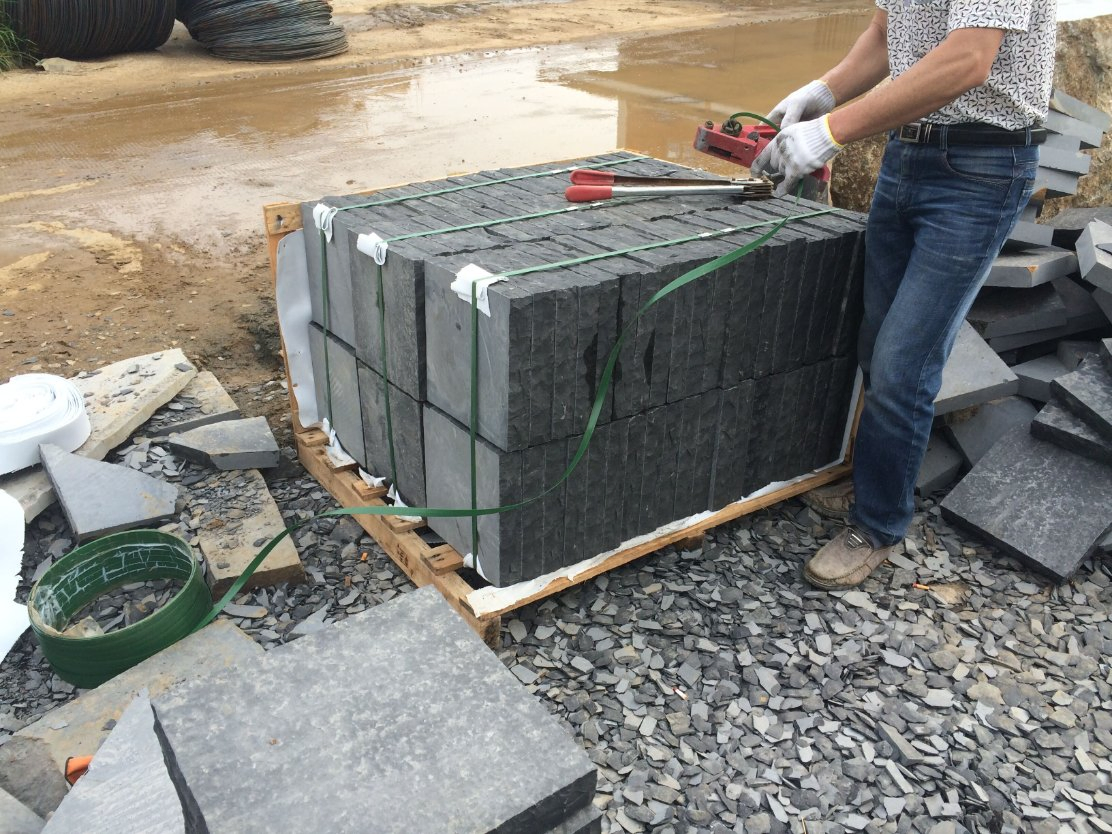 Basalt Black Stone Flamed Swimming Pool Board