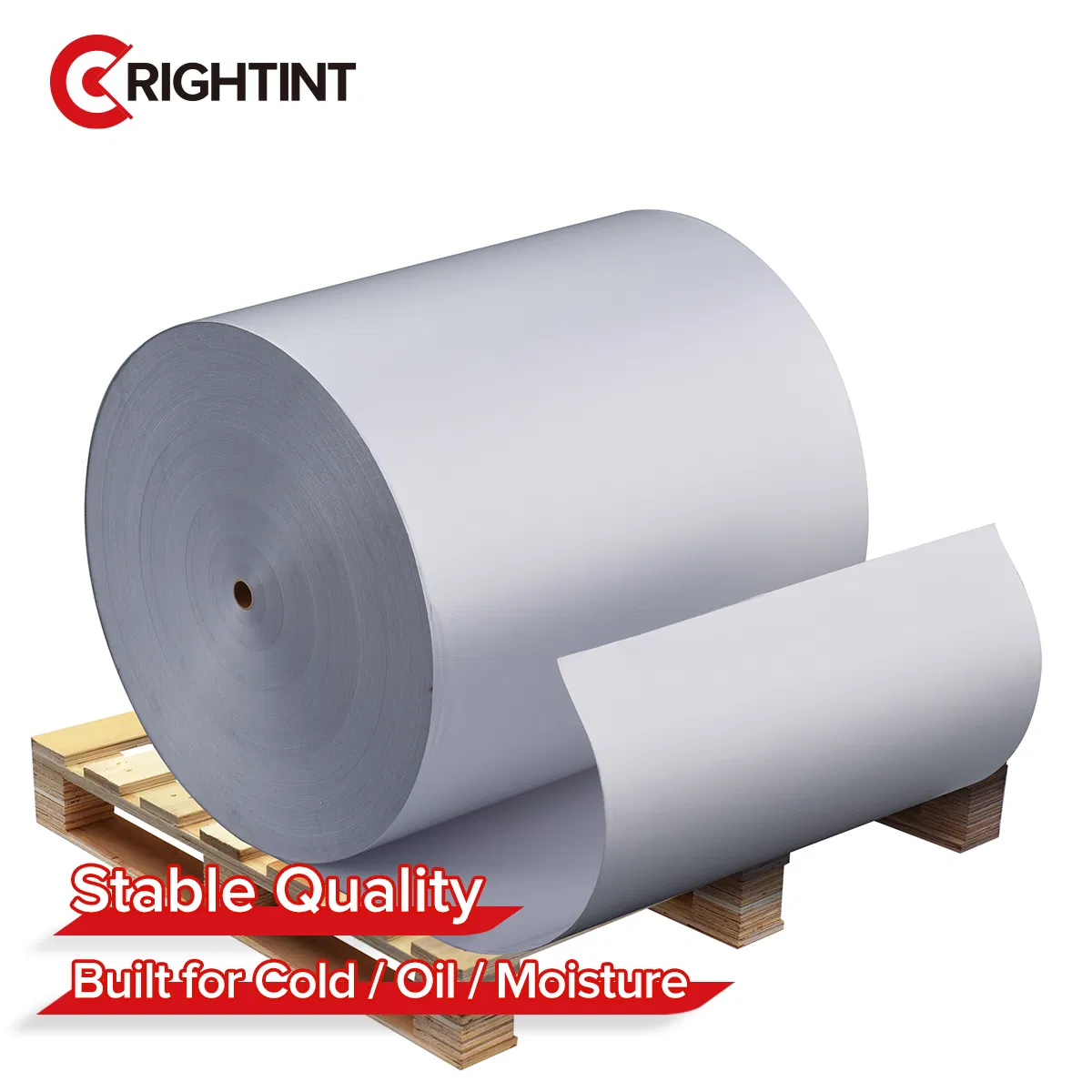 Matte Silver PET Self Adhesive Sticker Labelstock for Industrial Packaging