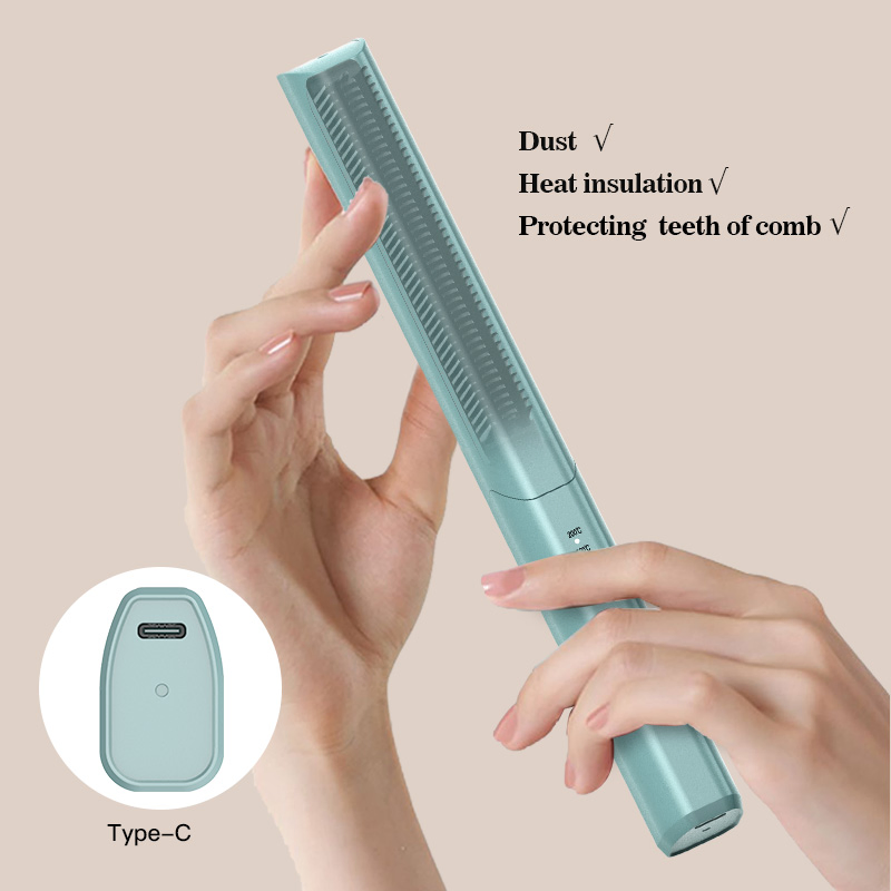 Compact, Portable, Built-in Lithium Battery Rechargeable Wireless Hair Comb
