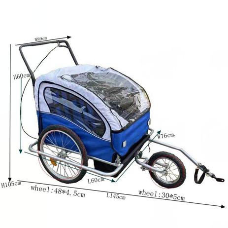 China Baby Pet Child Animal Bicycle Kid Trailer Bike