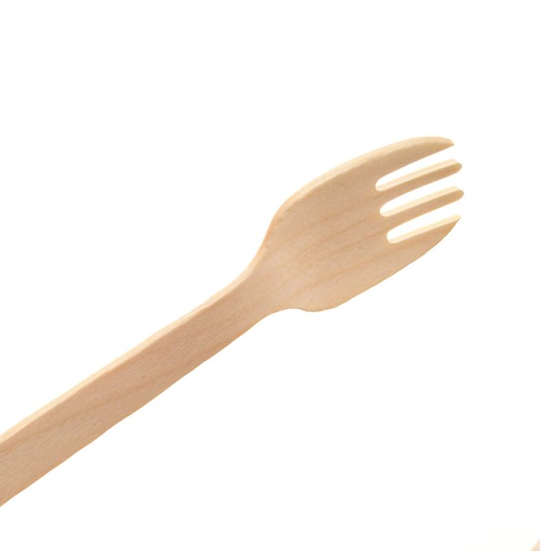 China Manufacturer 100% Natural Compostable Eco Wooden Cutlery Sporks