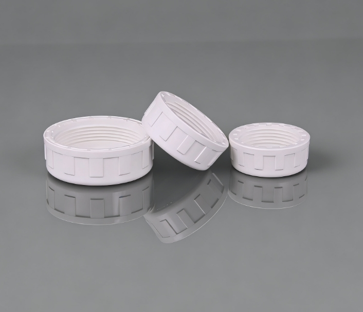 UPVC / PVC BS Standard Cap Threaded Pipe Fittings for Plumbing Systems