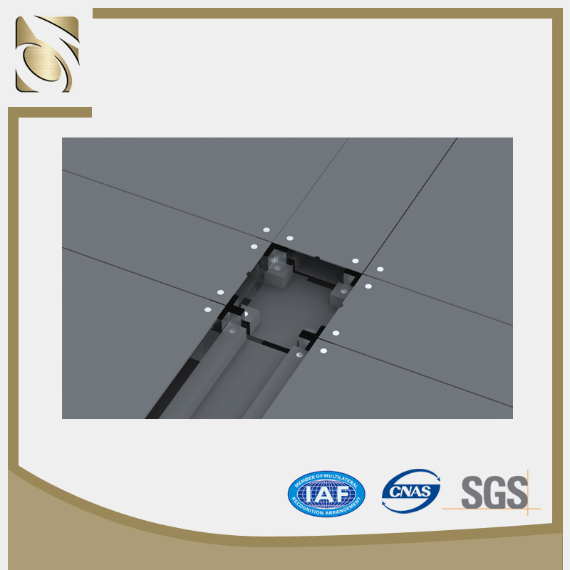 Стальная фальшпол OA500 Bare Finish, 600x600 мм