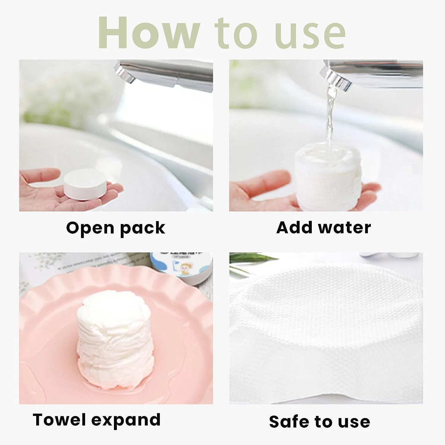 Soft and Durable Disposable Bath Towels for Travel and Camping