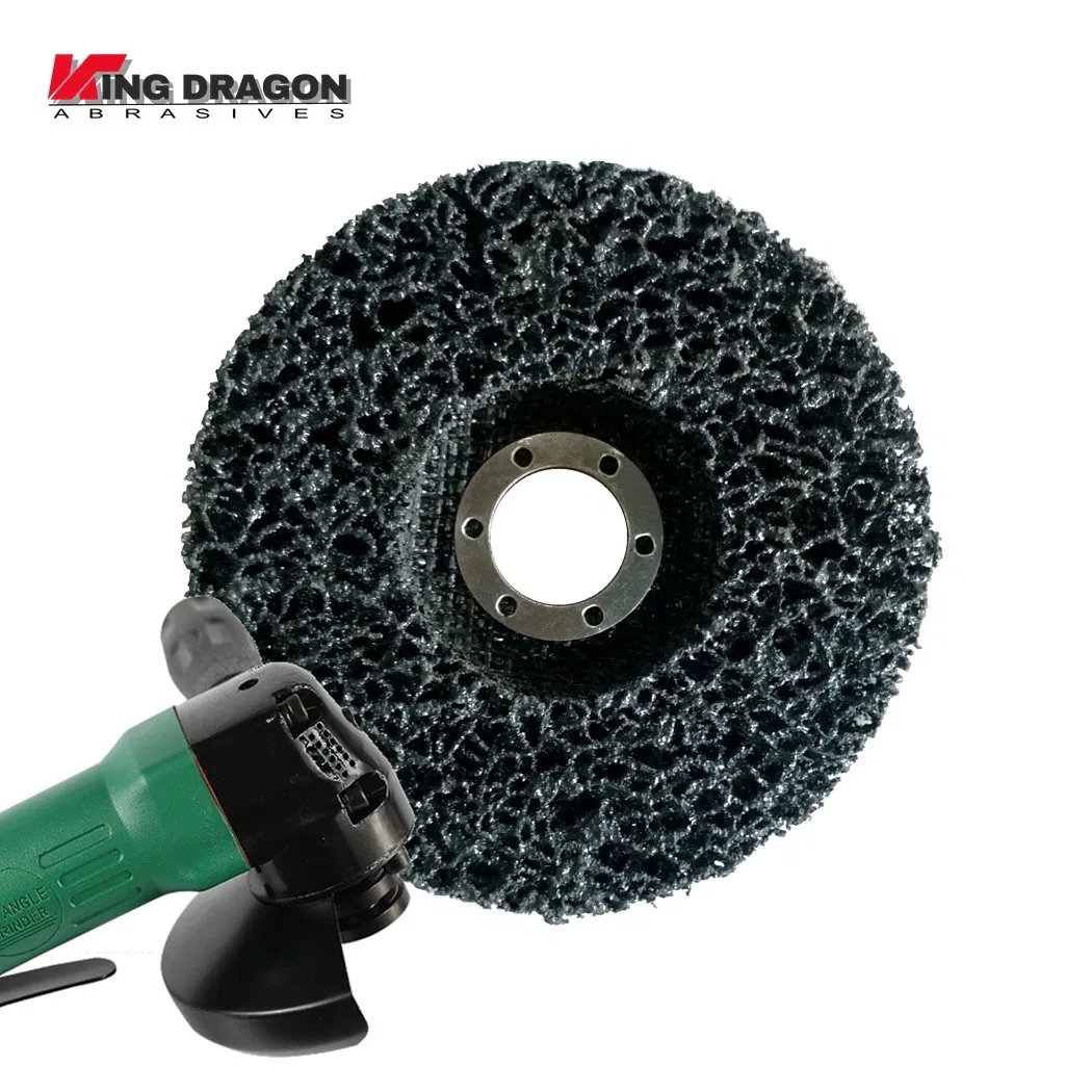 Abrasive Disc Poly Stripping Wheel 4.5 Inch 115mm Premium Silicon Carbide T27 Anti-Clogging for Deld Points Weld Seams