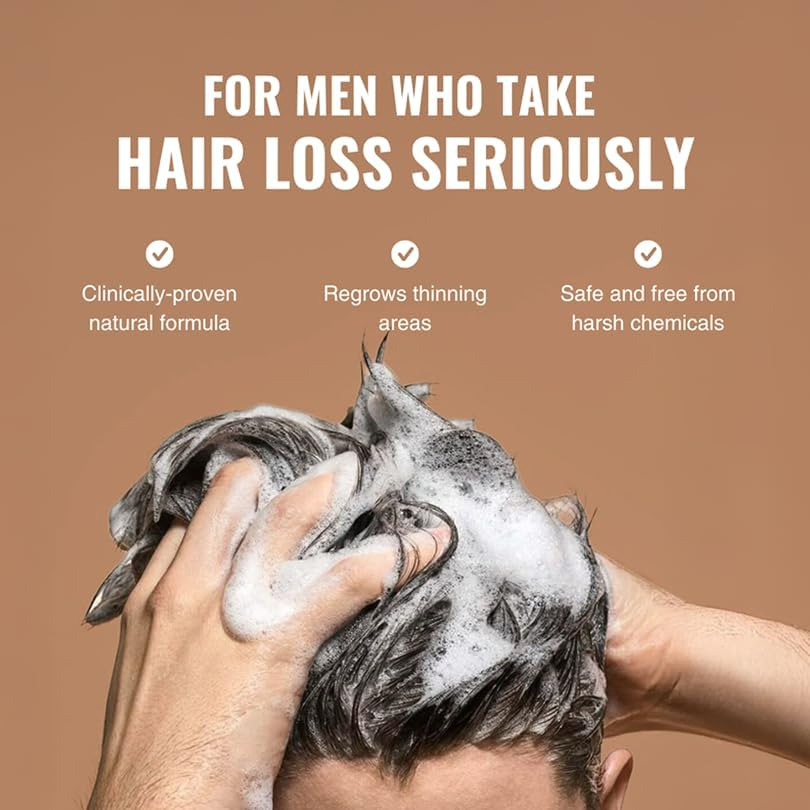 Biotin Hair Regrowth Shampoo Stop Hair Loss Thicken Weak Strands