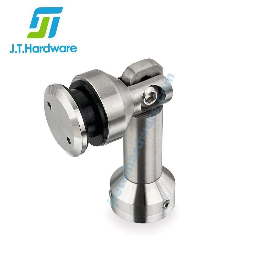 Stainless Steel Glass Door Pivot Systems Glass to Wall Corner Connectors
